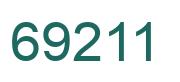 Number 69211 green image