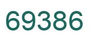 Number 69386 green image