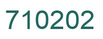 Number 710202 green image