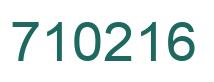 Número 710216 imagen verde