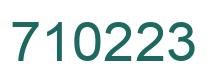Número 710223 imagen verde