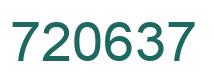 Número 720637 imagen verde
