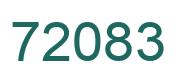 Number 72083 green image