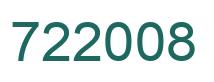 Number 722008 green image