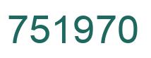 Número 751970 imagen verde