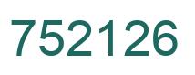 Número 752126 imagen verde