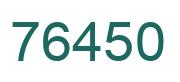 Número 76450 imagen verde