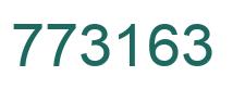 Number 773163 green image