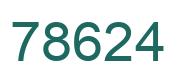 Number 78624 green image