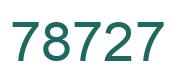 Number 78727 green image