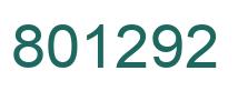 Número 801292 imagen verde