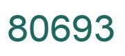 Number 80693 green image