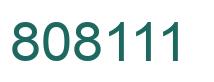Número 808111 imagen verde