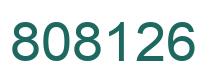 Número 808126 imagen verde
