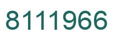 Número 8111966 imagen verde
