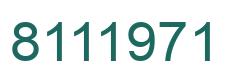 Número 8111971 imagen verde