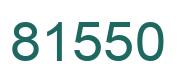 Number 81550 green image