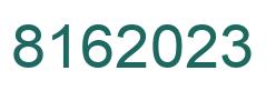 Número 8162023 imagen verde