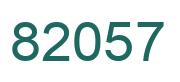 Número 82057 imagen verde