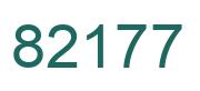 Número 82177 imagen verde