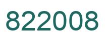 Number 822008 green image