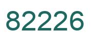 Number 82226 green image