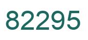 Número 82295 imagen verde