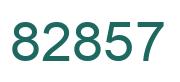 Número 82857 imagen verde