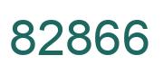 Número 82866 imagen verde
