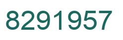 Número 8291957 imagen verde