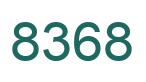 Number 8368 green image
