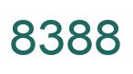 Number 8388 green image