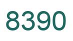 Number 8390 green image