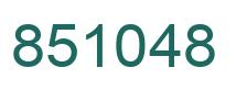Número 851048 imagen verde