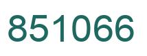 Número 851066 imagen verde