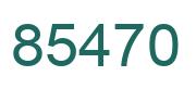 Número 85470 imagen verde