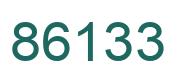 Number 86133 green image