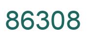 Number 86308 green image