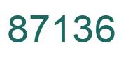 Número 87136 imagen verde
