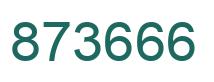 Número 873666 imagen verde