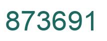 Número 873691 imagen verde
