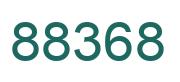 Number 88368 green image