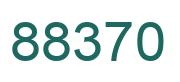 Number 88370 green image