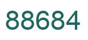 Número 88684 imagen verde