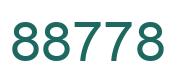 Número 88778 imagen verde