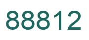Número 88812 imagen verde