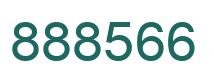 Number 888566 green image