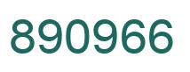 Number 890966 green image