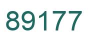 Número 89177 imagen verde