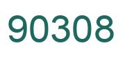 Number 90308 green image